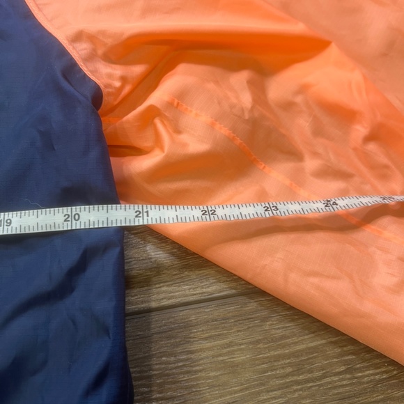 Lands End Kids Packable Rain Jacket, Lightweight, Colorblock, XL, Spring, Hood - Picture 10 of 15